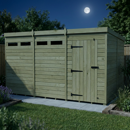 12 x 8 Security Pent Shed - view 4