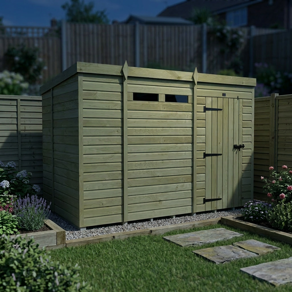 11 x 7 Security Pent Shed - view 4
