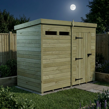8 x 4 Security Pent Shed - view 5