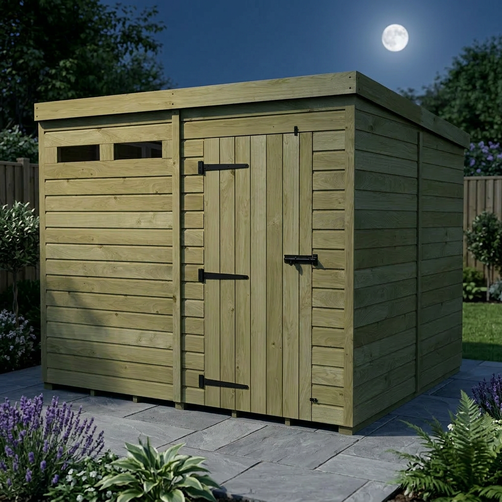 8 x 8 Security Pent Shed - view 4