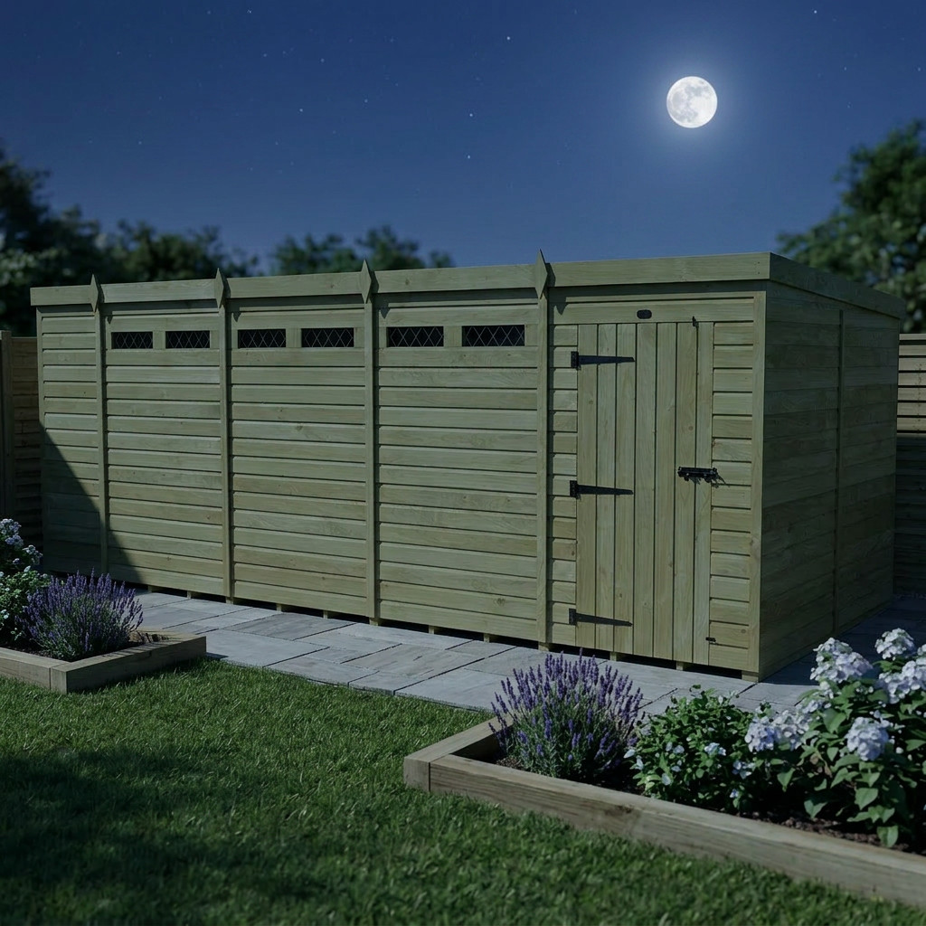 18 x 8 Security Pent Shed - view 5