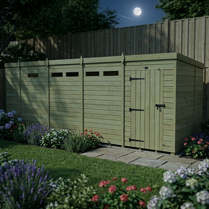 17 x 6  Security Pent Shed - view 6