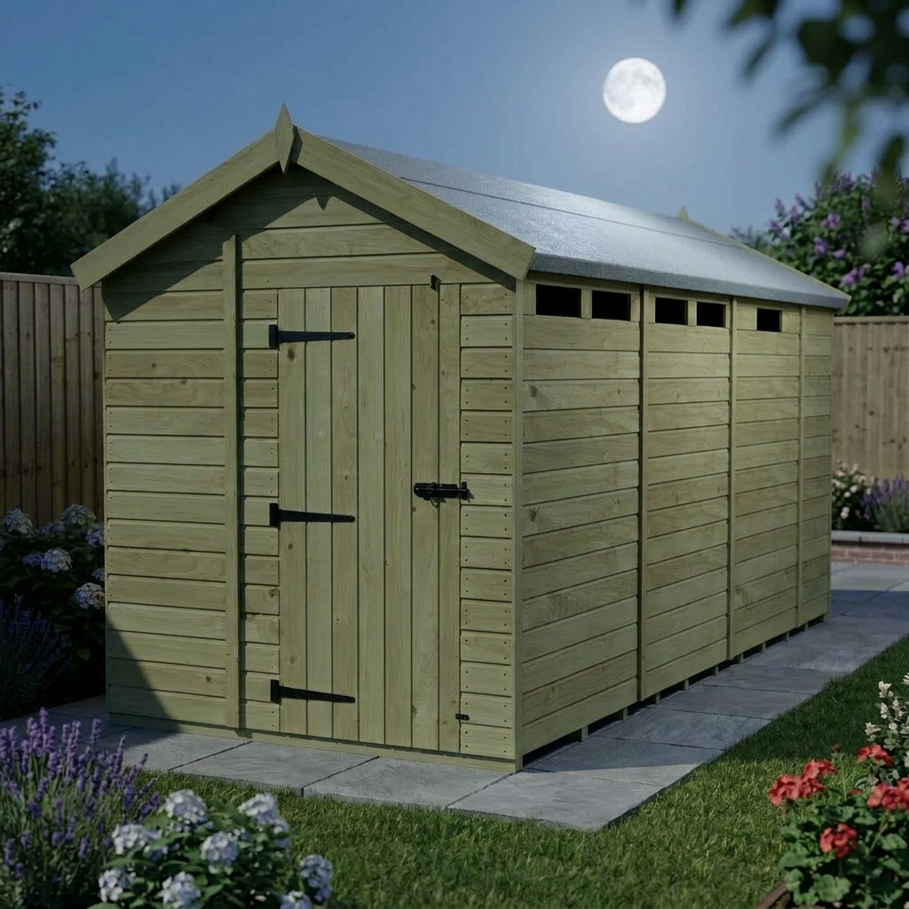 6 x 13 Apex Security Shed - view 4