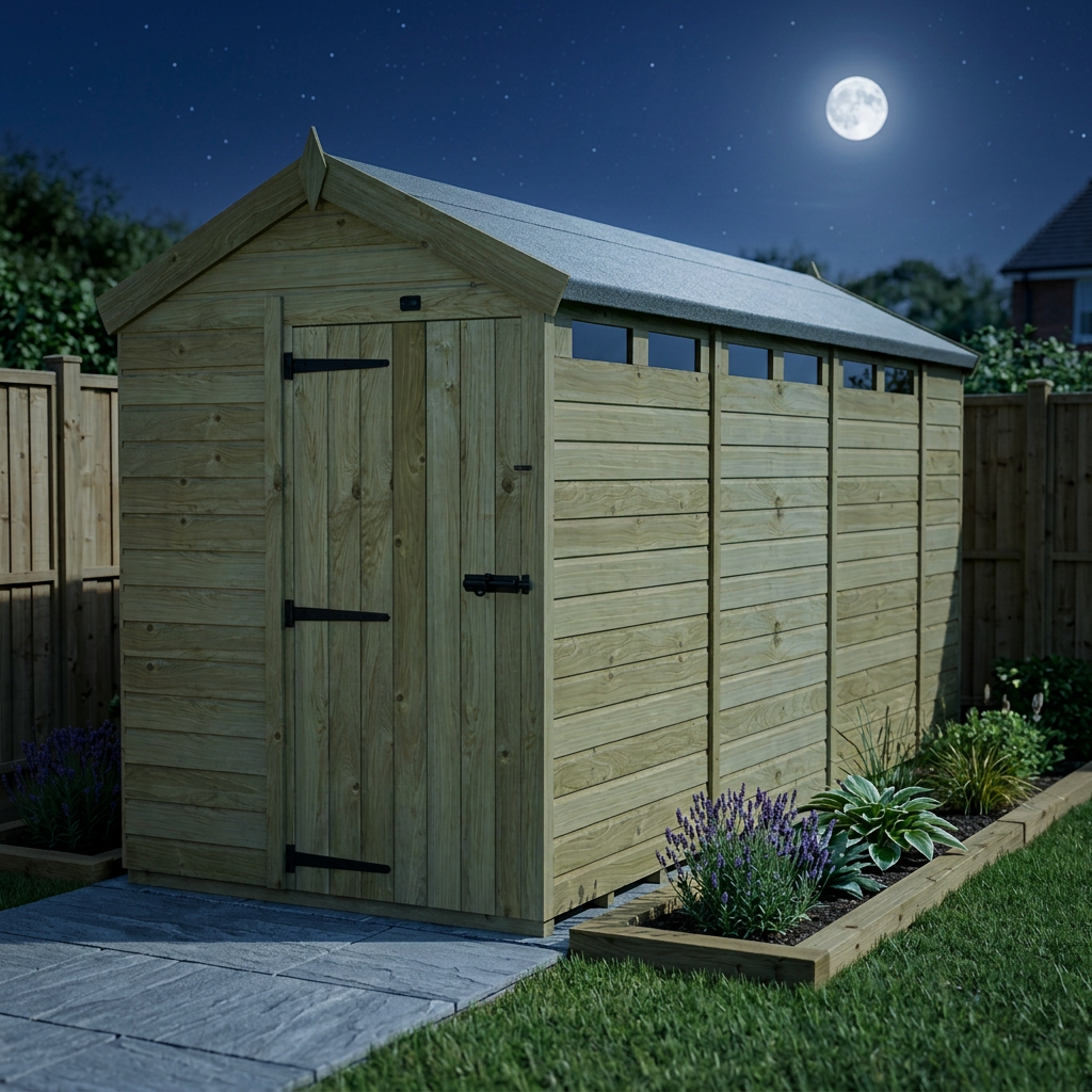 5 x 14 Apex Security Shed - view 3