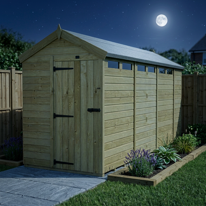 5 x 14 Apex Security Shed - view 3
