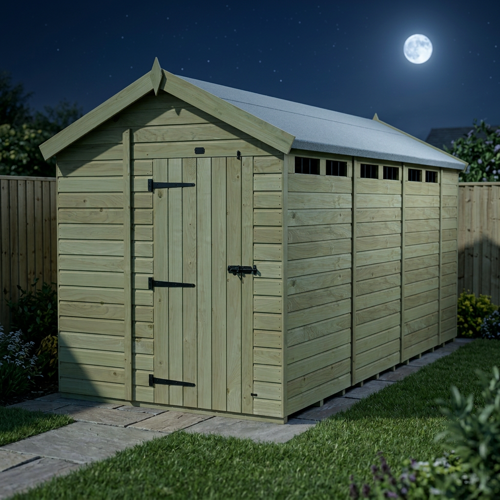 7 x 14 Apex Security Shed - view 4