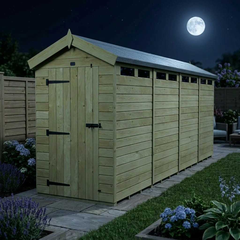 4 x 16 Apex Security Shed - view 3