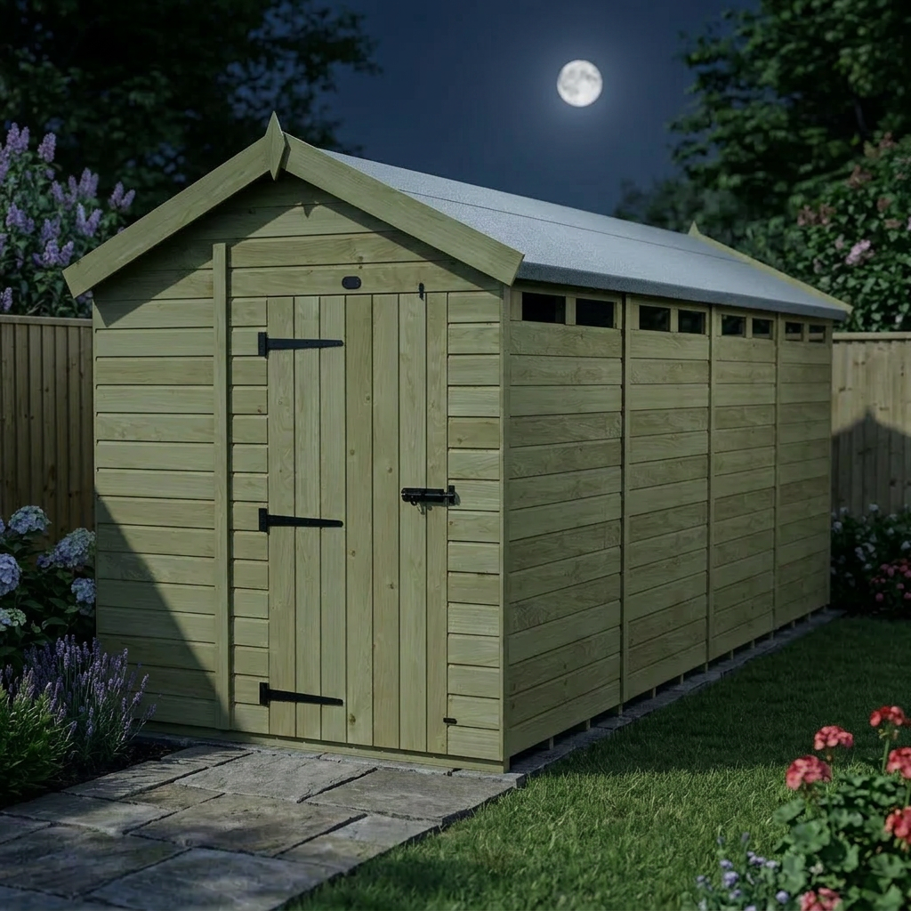 6 x 16 Apex Security Shed - view 4