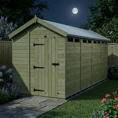 6 x 16 Apex Security Shed - view 4