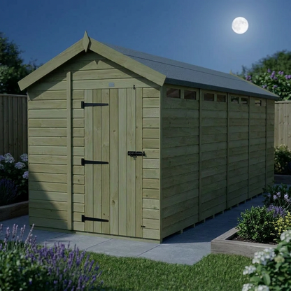 7 x 17 Apex Security Shed - view 4