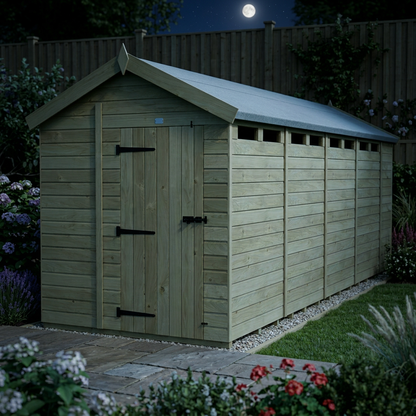 6 x 18 Apex Security Shed - view 3