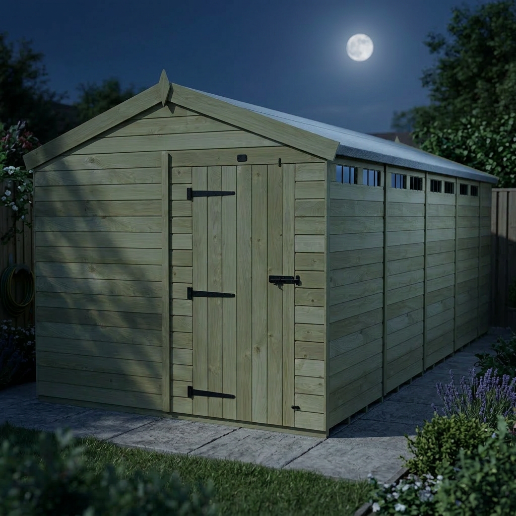 8 x 18 Apex Security Shed - view 5
