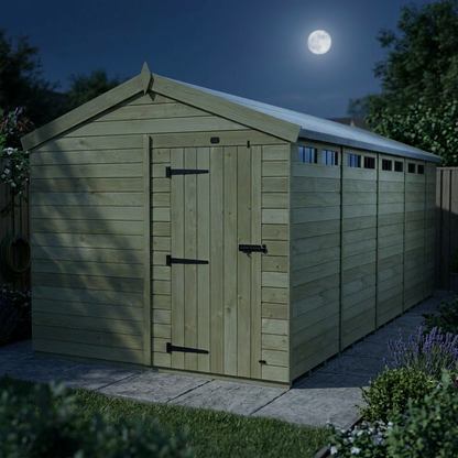 8 x 18 Apex Security Shed - view 5