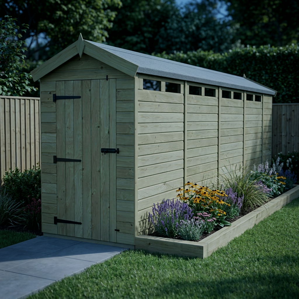 4 x 19 Apex Security Shed - view 4