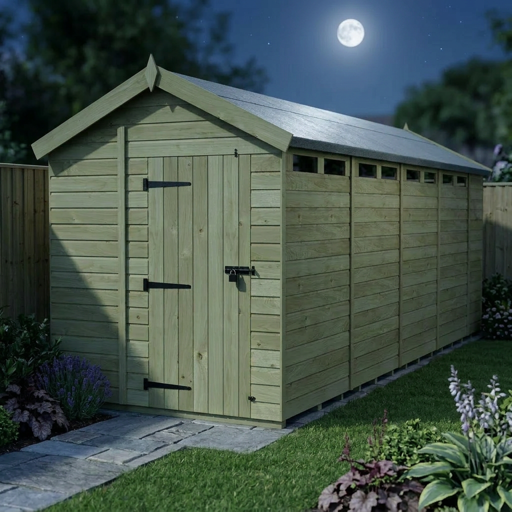 6 x 19 Apex Security Shed - view 4