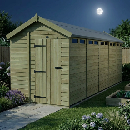 7 x 20 Apex Security Shed - view 3