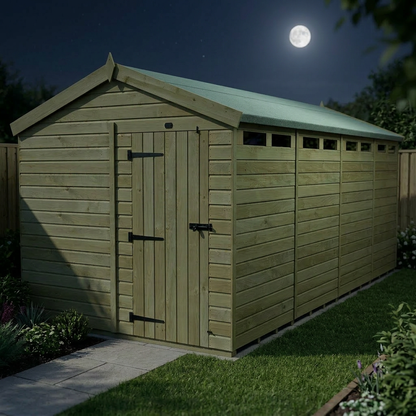 8 x 20 Apex Security Shed - view 6