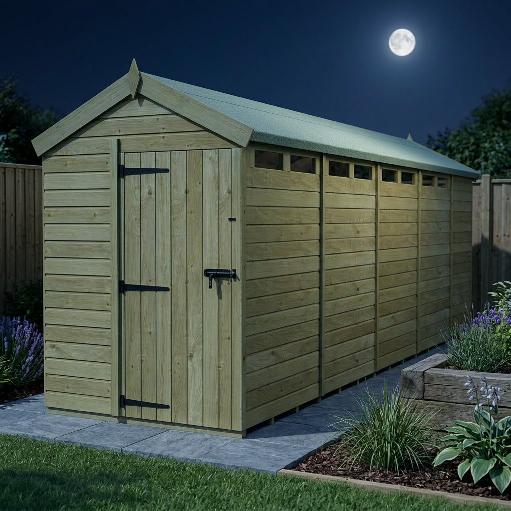 5 x 19 Apex Security Shed - view 4