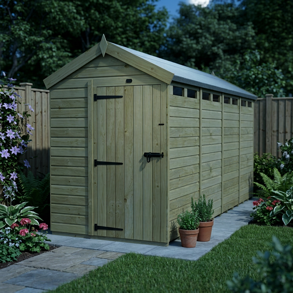 5 x 16 Apex Security Shed - view 3