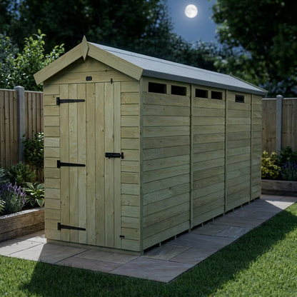 4 x 13  Apex Security Shed - view 3