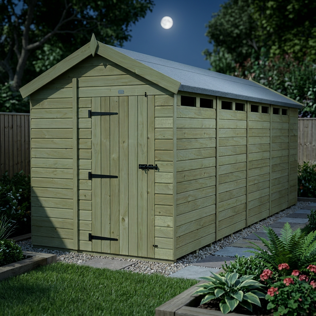 7 x 18 Apex Security Shed - view 4