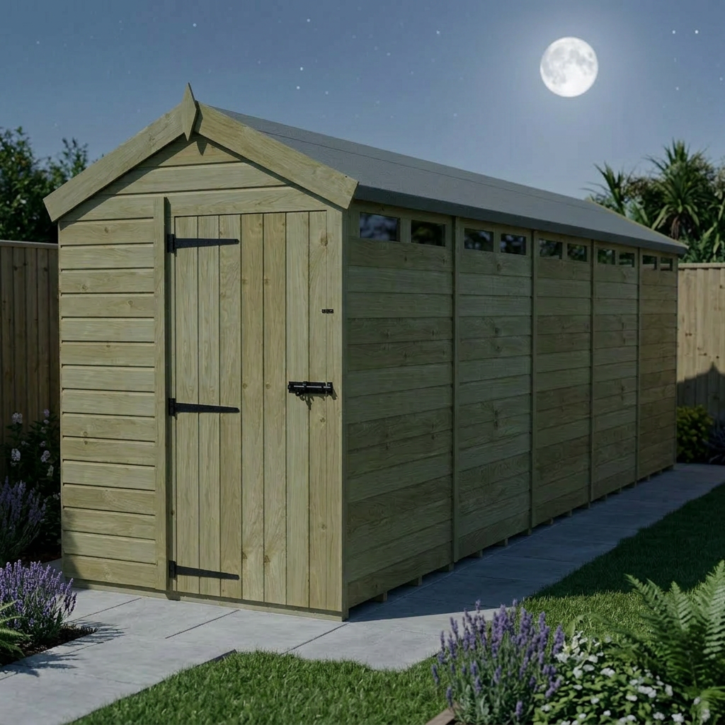 5 x 20 Apex Security Shed - view 4