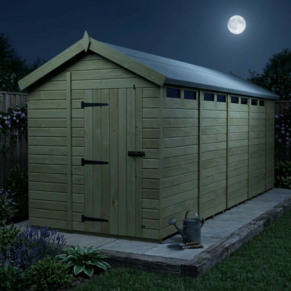 6 x 17 Apex Security Shed - view 4