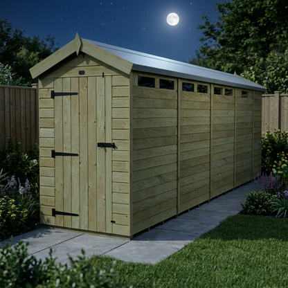 4 x 17  Apex Security Shed - view 4