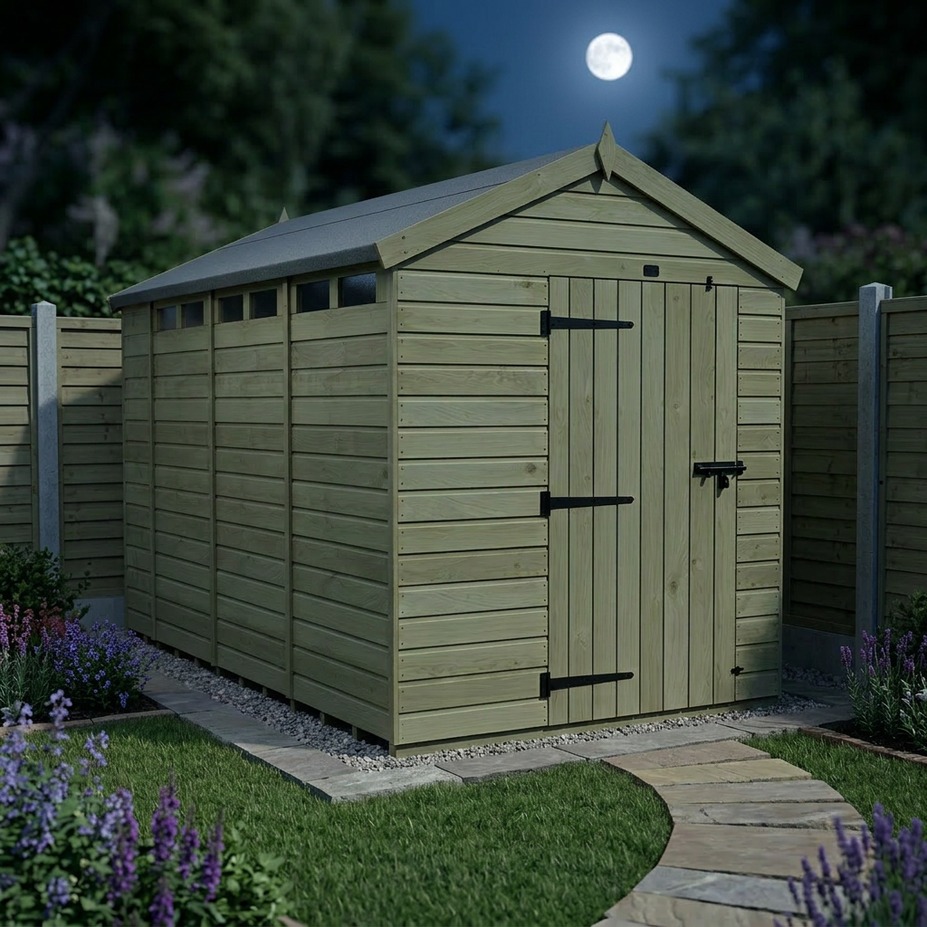 8 x 14 Apex Security Shed - view 4