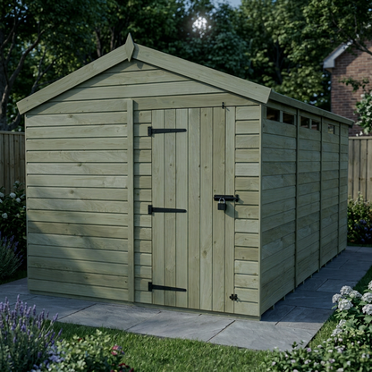 8 x 13 Apex Security Shed - view 4