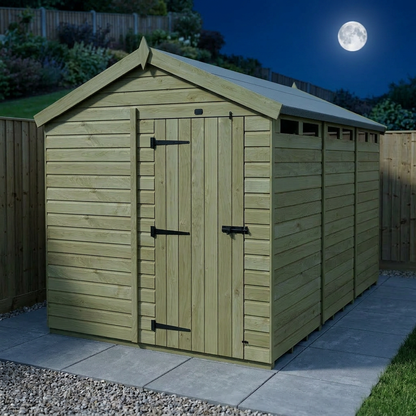 8 x 16  Apex Security Shed - view 5