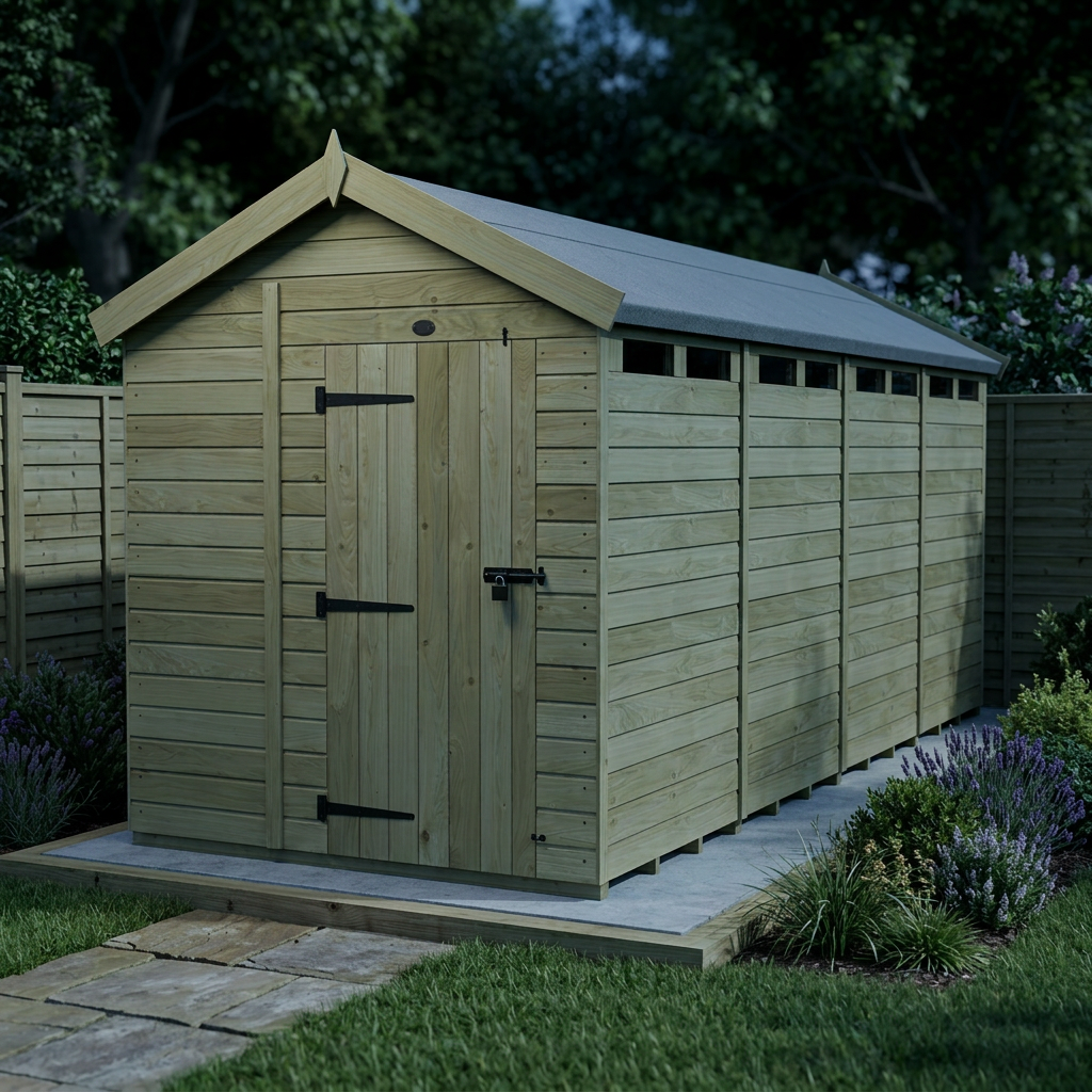 7 x 16 Apex Security Shed - view 5