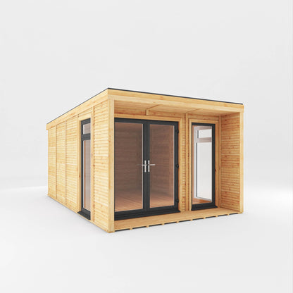 The Creswell Contemporary Insulated Garden Room with Sheltered Veranda