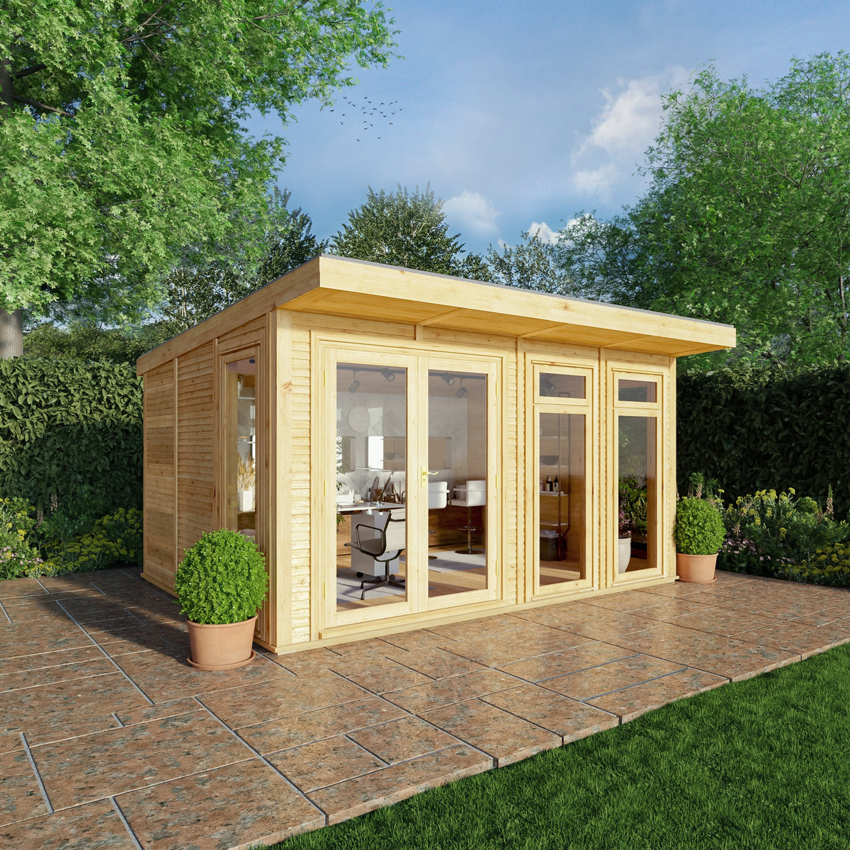 The Edwinstowe Contemporary All-Season Insulated Garden Room