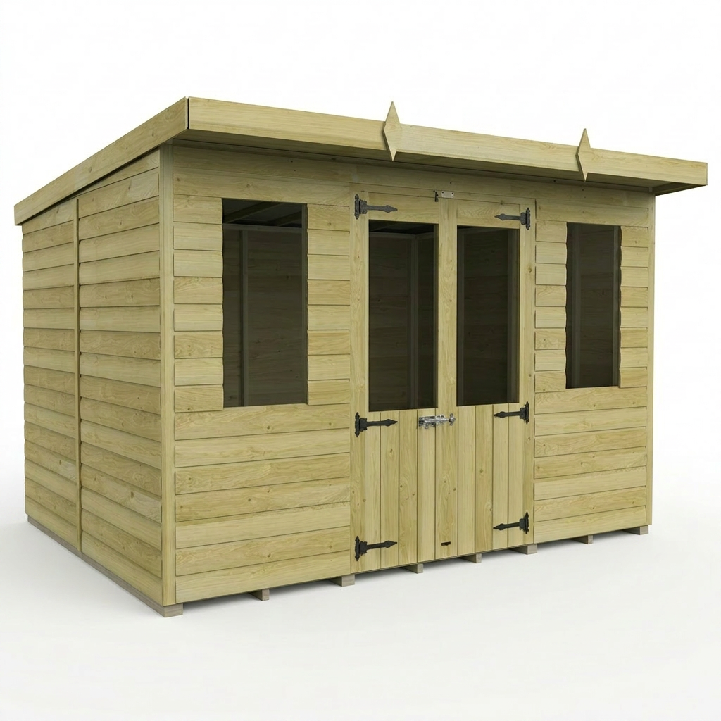 10 x 8 Pent Summer House - Pent Summer House