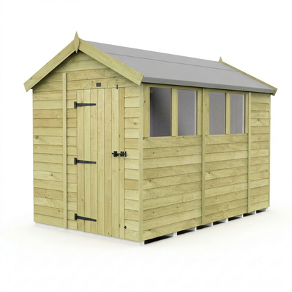 7 x 10 Apex Shed (Single Door, With Windows) - view 4