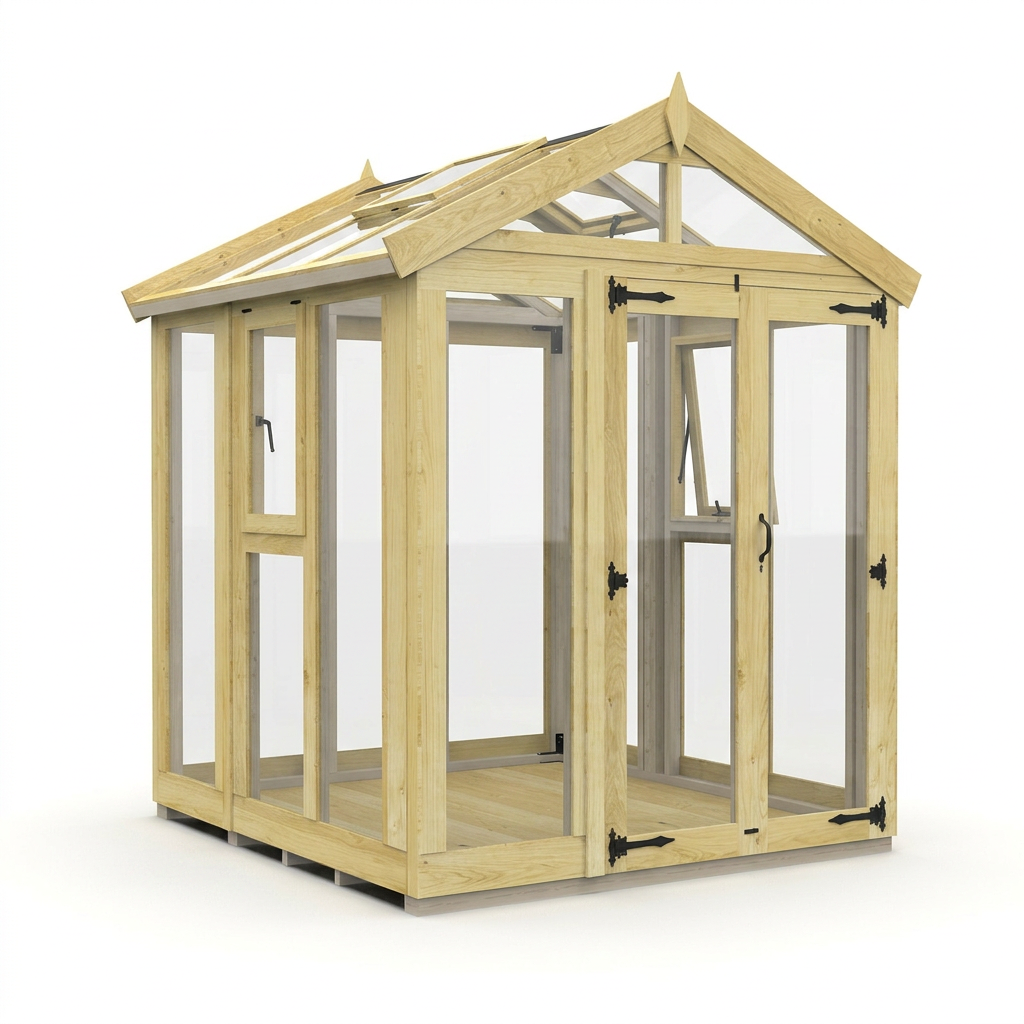 6x6 Glass Greenhouse - view 5