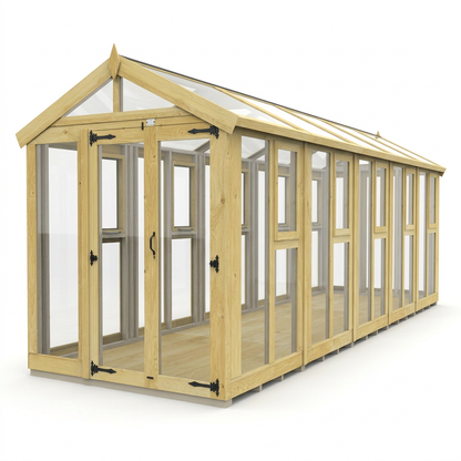 6x20 Glass Greenhouse - view 4