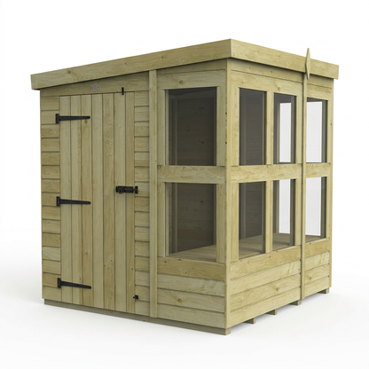 6 x 6 Pent Potting Shed - view 4