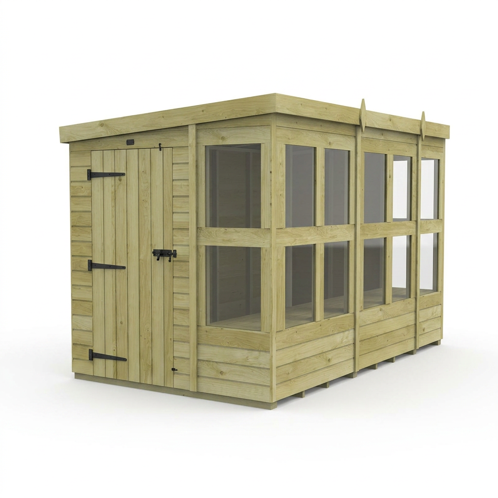 6 x 10 Pent Potting Shed - view 5