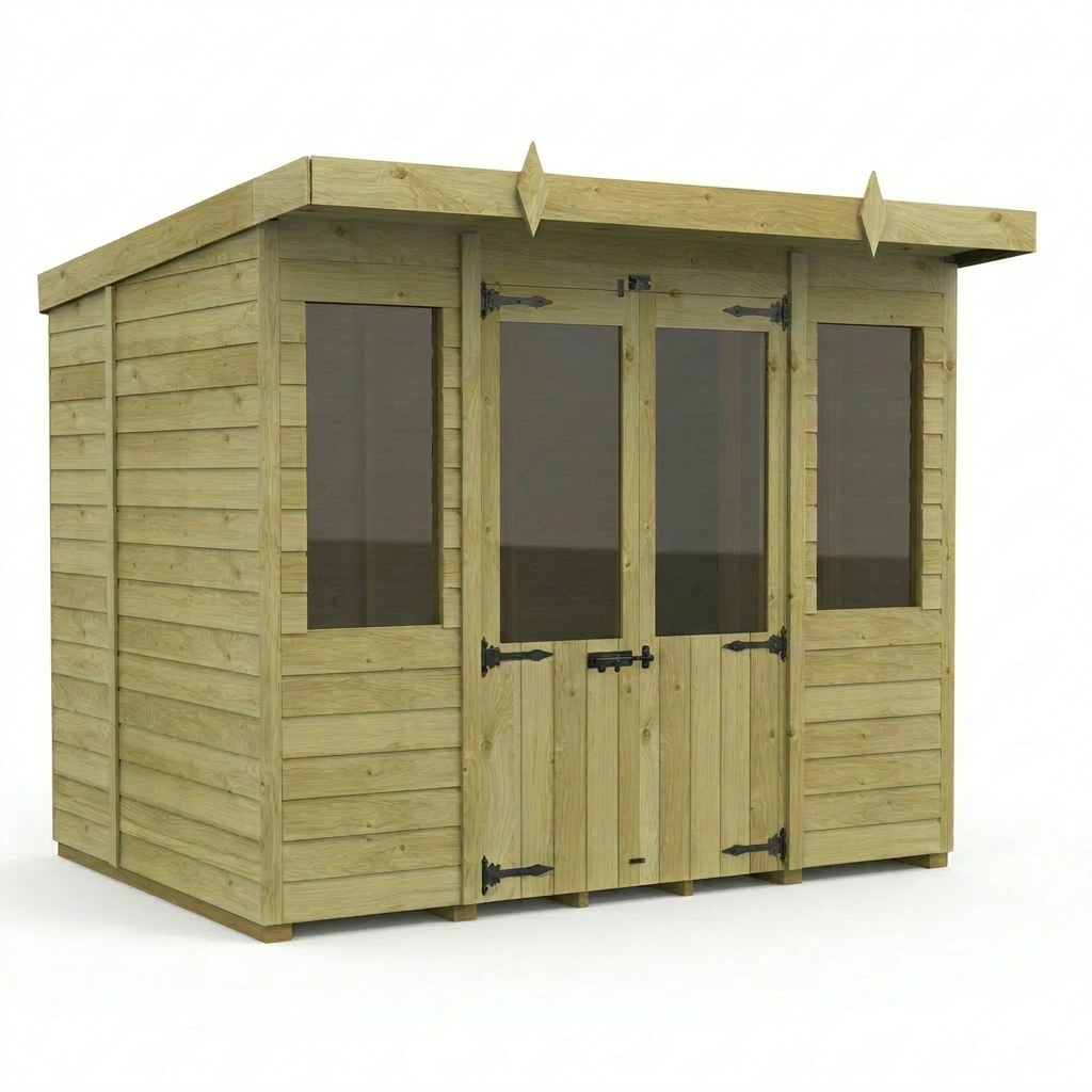 8 x 5 Pent Summer House - view 3