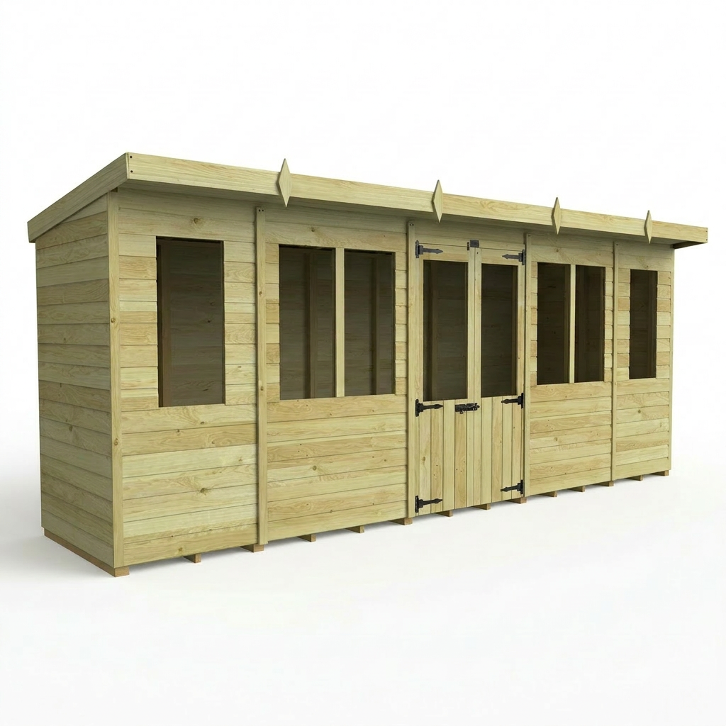18 x 4 Pent Summer House - view 5