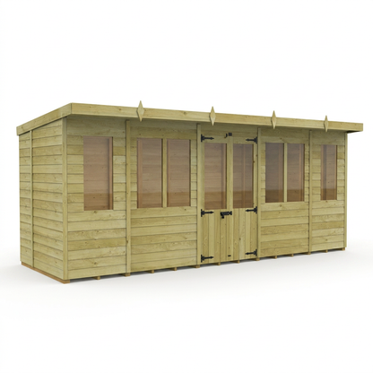 18 x 7 Pent Summer House - view 4