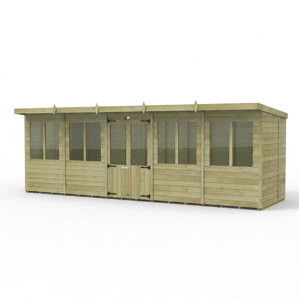 20 x 7 Pent Summer House - view 5