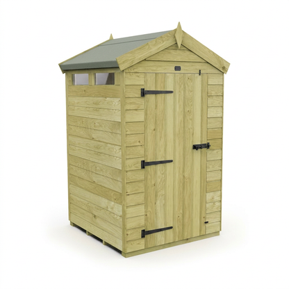 4 x 4  Apex Security Shed - view 4