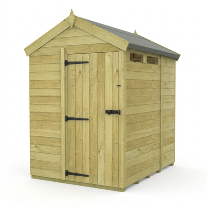 6 x 5 Apex Security Shed - view 3