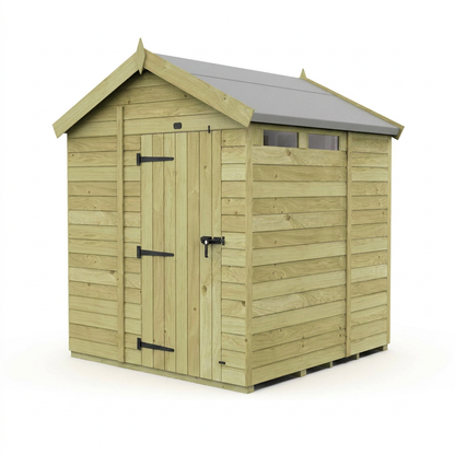 6 x 6 Apex Security Shed - view 3