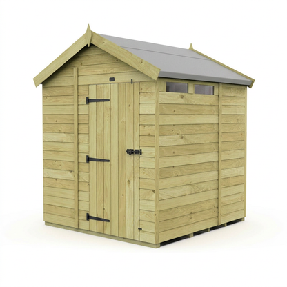 7 x 6 Apex Security Shed - view 3