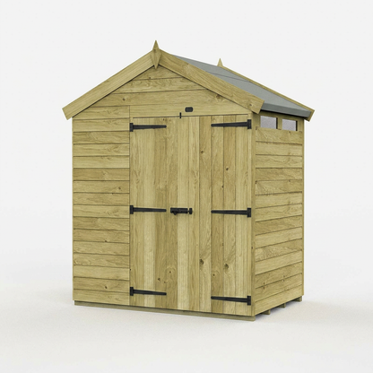4 x 7  Apex Security Shed - view 4