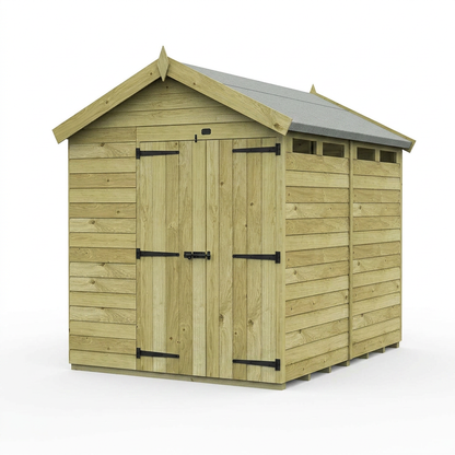 8 x 7 Apex Security Shed - view 4